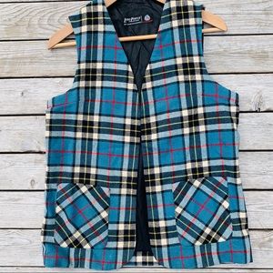 Classic Vintage Tartan Scottish Wool Vest